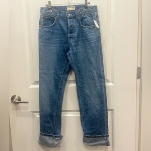 NWT ! We The Free Slim Shade Selvedge Jeans size 27 limited edition !